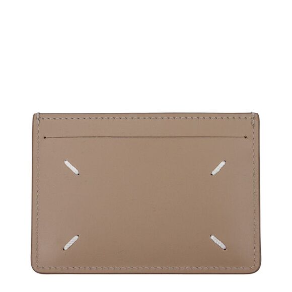 Maison Margiela Beige Leather Women´s Cardholder